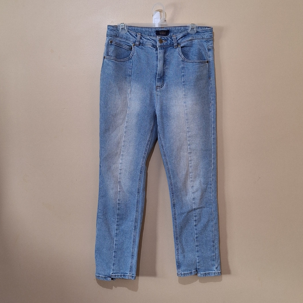 Cavalli Class Split Seam Cropped Jeans